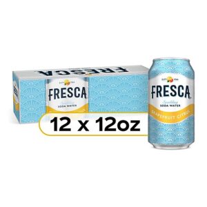 Fresca Soda Flavored Sparkling Sugar Free Zero Calorie Original Citrus In Can - 12-12 Fl. Oz.
