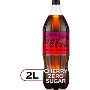 Coca-Cola Soda Pop Cherry Zero Sugar - 2 Liter