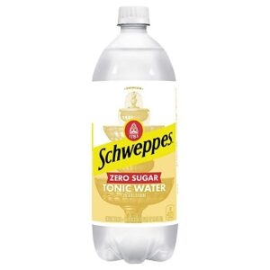 Schweppes Zero Sugar Tonic Water Bottle - 1 Liter