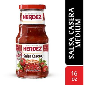 Herdez Salsa Casera Medium Jar - 16 Oz