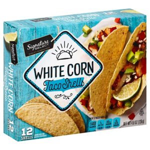 Signature SELECT White Corn Taco Shells Box 12 Count - 4.8 Oz