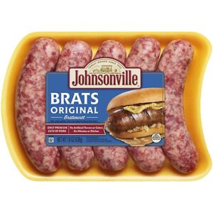 Johnsonville Brats Original Bratwurst 5 Links - 19 Oz
