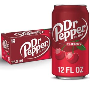Dr Pepper Cherry Soda In Can - 12-12 Fl. Oz.