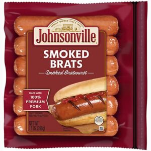 Johnsonville Brats Smoked Bratwurst Fully Cooked 6 Links - 14 Oz