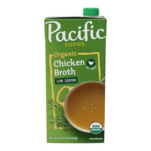 Pacific Foods Low Sodium Organic Free Range Chicken Broth - 32 Oz