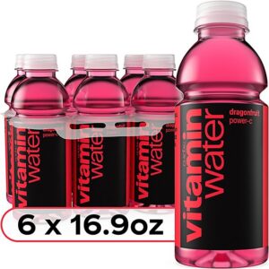 vitaminwater Water Beverage Nutrient Enhanced Power C Dragonfruit - 6-16.9 Fl. Oz.