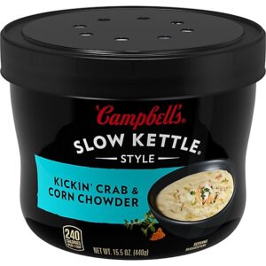 Campbell's Slow Kettle Kickin' Crab & Corn Chowder - 15.5 Oz