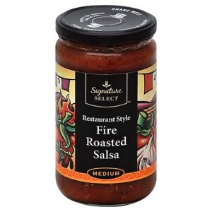 Signature SELECT Fire Roasted Restaurant Style Medium Salsa Jar - 24 Oz