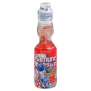 Sangaria Ramune Strawberry - 6.76 Oz