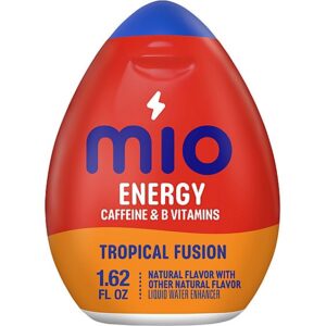 MiO Energy Tropical Fusion Liquid Water Enhancer with Caffeine & B Vitamins Bottle - 1.62 Fl. Oz.
