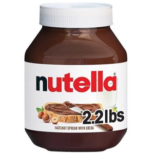 Nutella Hazelnut Spread with Cocoa for Breakfast - 35.3 Oz Jar