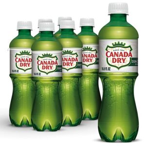 Canada Dry Soda Zero Sugar Ginger Ale - 6-16.9 Fl. Oz.
