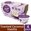 Light + Fit Nonfat Gluten-Free Toasted Coconut Vanilla Greek Yogurt - 4-5.3 Oz