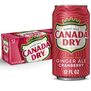 Canada Dry Cranberry Ginger Ale In Can - 12-12 Fl. Oz.