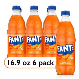 Fanta Soda Pop Orange Flavored - 6-16.9 Fl. Oz.