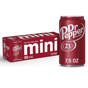 Dr Pepper Soda Cans - 10-7.5 Fl. Oz.