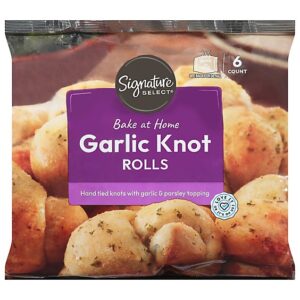 Signature SELECT Garlic Knots Hand Tied Bake In Bag - 7.8 Oz