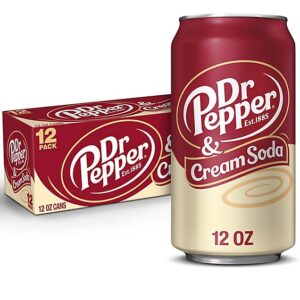 Dr Pepper And Cream Soda In Cans - 12-12 Fl. Oz.