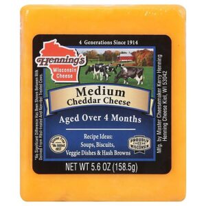 Hennings Medium Cheddar Cheese