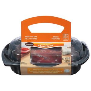 Signature SELECT/CAFE Homestyle Meatloaf Hot - 18 Oz (Available After 12pm)