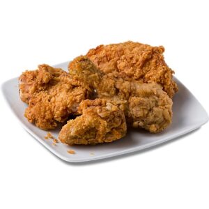 Deli Fried Chicken Dark 4 Piece Hot - Each (Available After 10 AM)