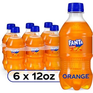 Fanta Soda Orange Pack In Bottles - 6-12 Fl. Oz.