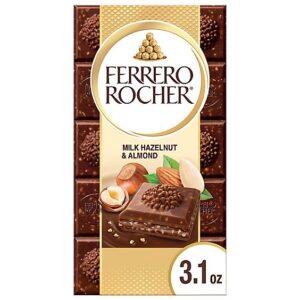 Ferrero Rocher Premium Chocolate Bar Milk Chocolate Hazelnut & Almond - ?3.1 Oz