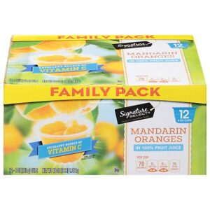 Signature SELECT Fruit Cup Mandarin Orange Family Pack - 12-4 Oz