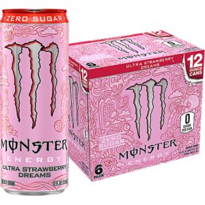 Monster Energy Ultra Strawberry Dreams -  6 - 12 Oz