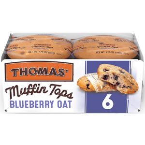 Thomas Blueberry Oat Muffin Tops 6 Count - 10.5 Oz