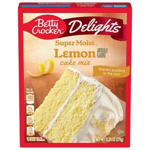 Betty Crocker Delights Super Moist Lemon Cake Mix - 13.25 Oz