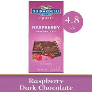 Ghirardelli Chocolate Company Raspberry Dark Squares Bar - 4.8 Oz