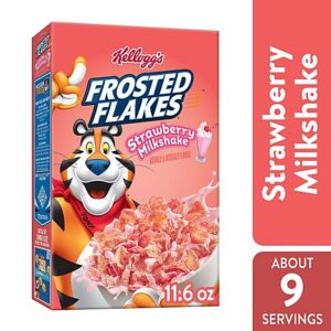 Kellogg's Frosted Flakes Cereal Strawberry Milkshake - 11.6 Oz.