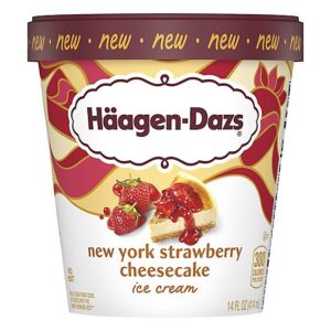 Haagen Dazs New York Strawberry Cheesecake Ice Cream - 14 Fl. Oz.