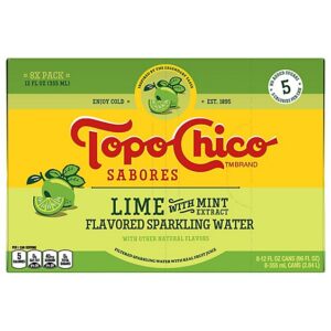 Topo Chico Sabores Lime - 8-12 Fl. Oz.