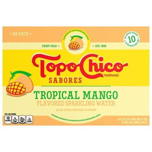 Topo Chico Sabores Tropical Mango Can - 12 Fl. Oz.