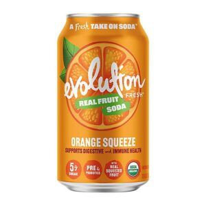 Evolution Fresh Organic Orange Squeeze Soda - 12 Fl. Oz.