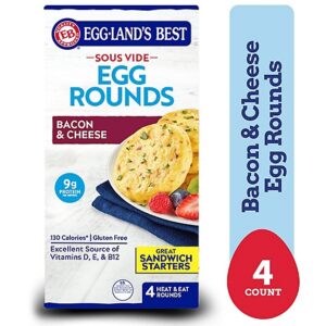 Eggland's Best Bacon & Cheese Frozen Egg Rounds - 4 Count