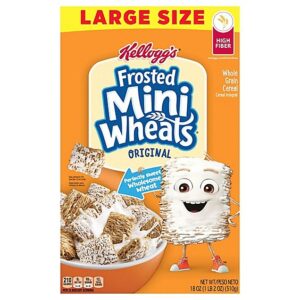 Kellogg's Mini-wheats Cereal Bite Size Frosted 20oz - 18 OZ
