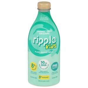 Ripple Milk Plant Based Kids Unsweetened - 48 FZ