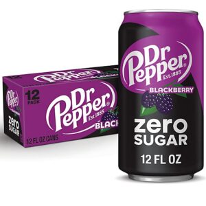 Dr Pepper Blackberry Zero Sugar 12-12fz - 12-12FZ