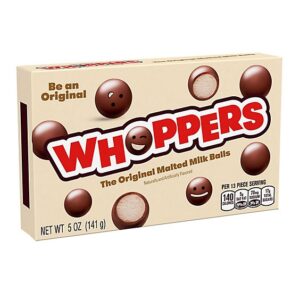 Whoppers Malted Milk Balls Candy Box - 5 Oz