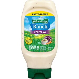 Hidden Valley Coleslaw Salad Dressing And Topping In Bottle - 16 Oz