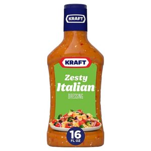 Kraft Zesty Italian Salad Dressing Bottle - 16 Fl. Oz.