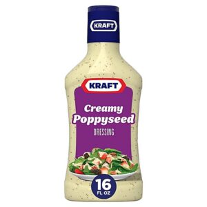Kraft Creamy Poppyseed Salad Dressing Bottle - 16 Fl. Oz.