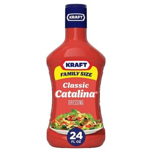 Kraft Classic Catalina Salad Dressing Family Size Bottle - 24 Fl. Oz.