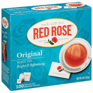 Red Rose Black Tea Fruit Flavored Original - 100 Count