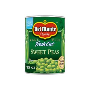Del Monte Fresh Cut Peas Sweet with Natural Sea Salt - 15 Oz