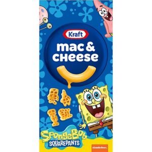 Kraft Macaroni and Cheese Dinner SpongeBob SquarePants Box - 5.5 oz