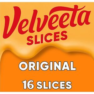 Velveeta Original Cheese Slices Pack - 16 Count